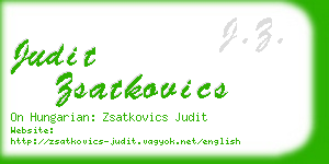 judit zsatkovics business card